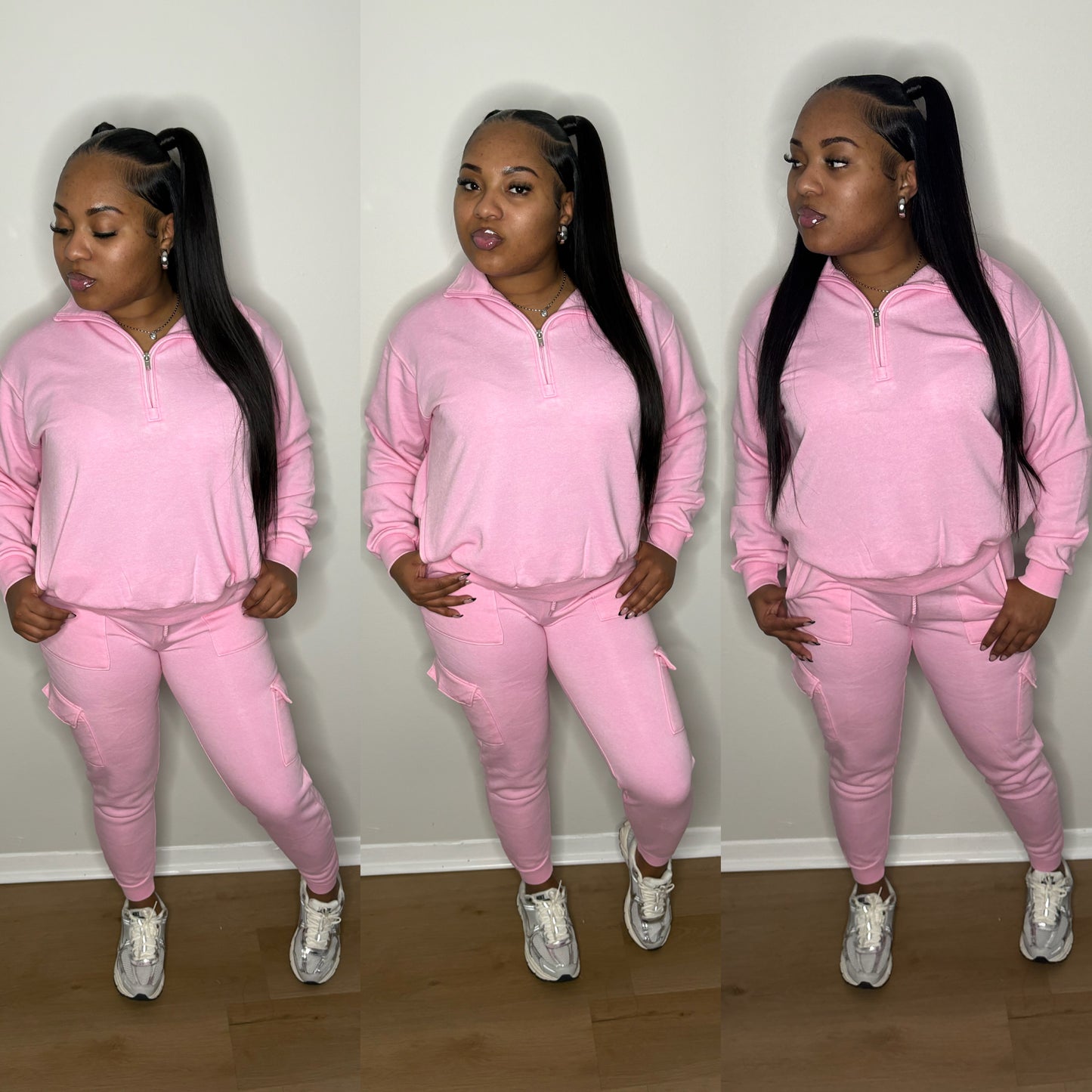 “Bubble gum Pink Jogger Set”