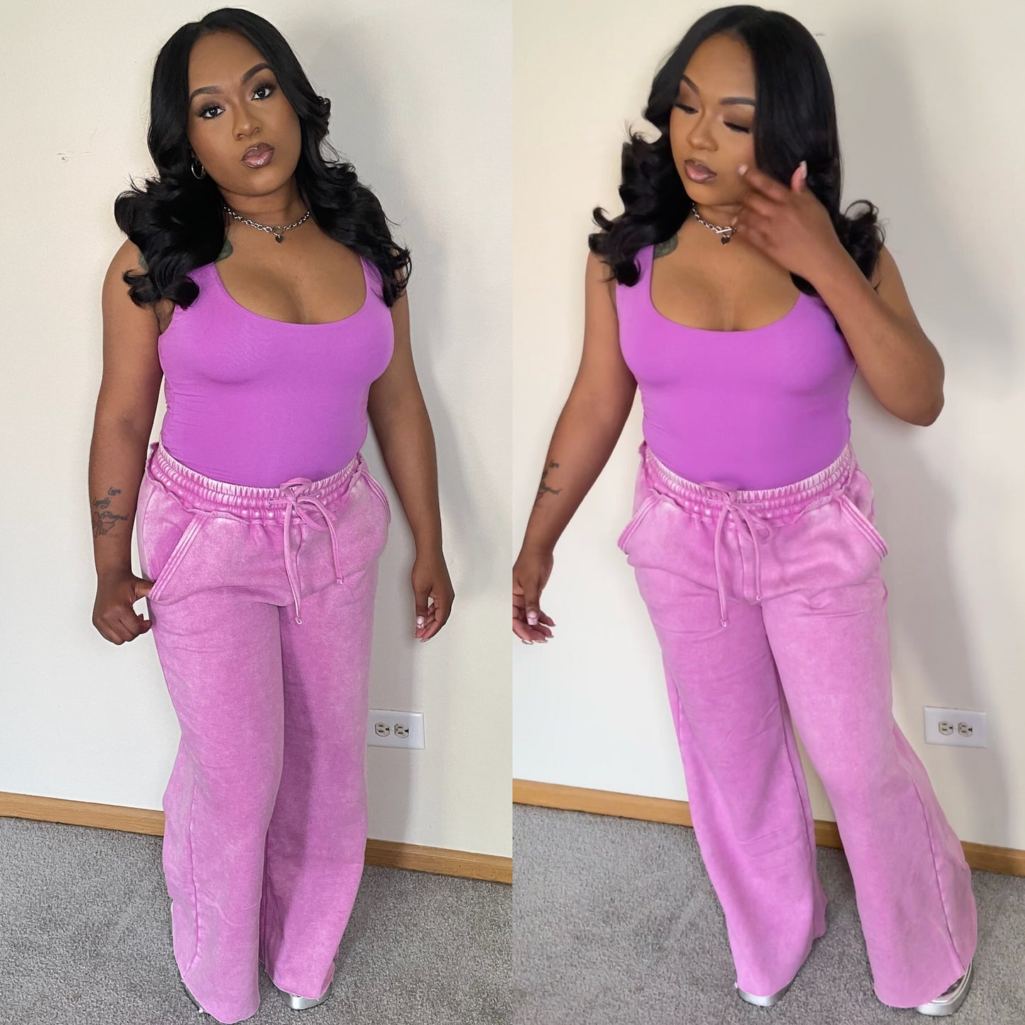 “FLARE PANTS SET”