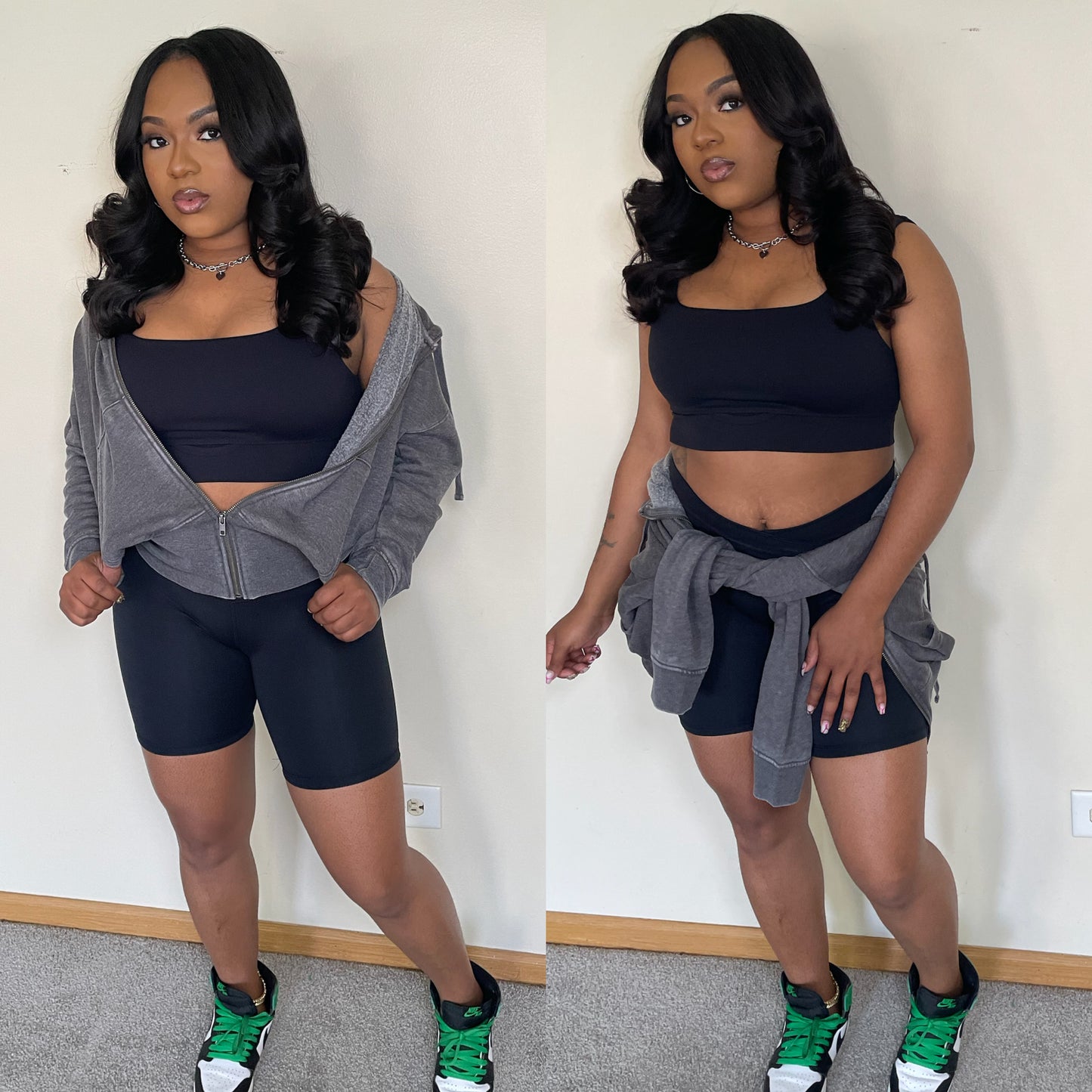 “BLACK OUT BIKER SET”