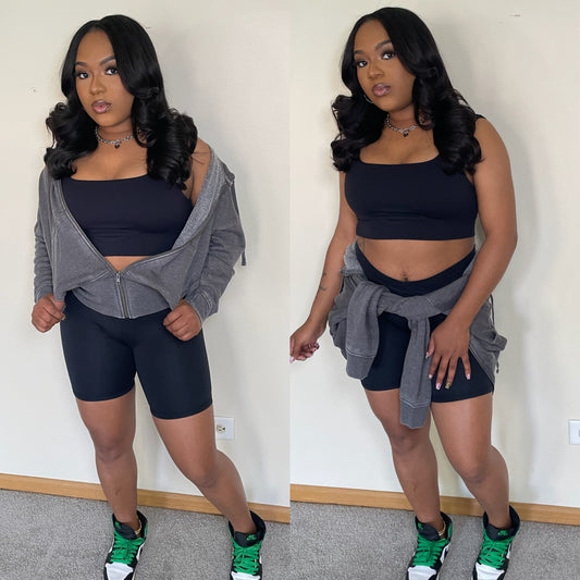 “BLACK OUT BIKER SET”