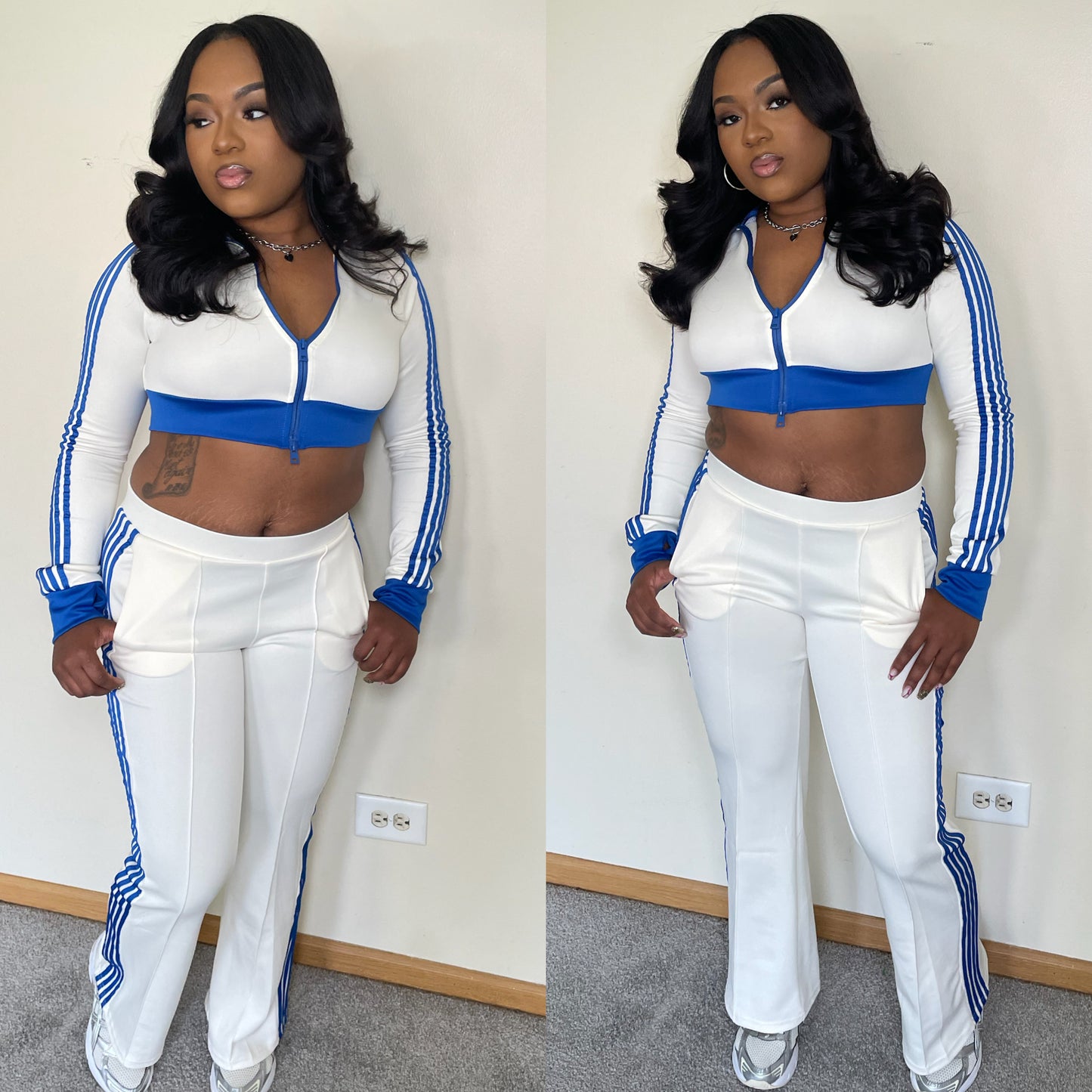 “Striped Jogger Set”