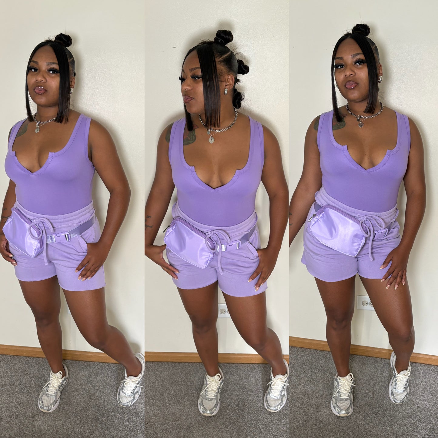 “Purple Rain ☔️ Set w/ FANNY PACK”