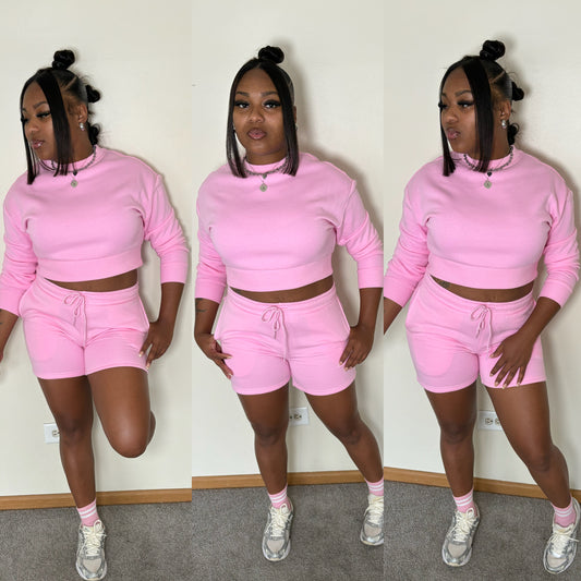 “Zana Crew Neck Set🌸”