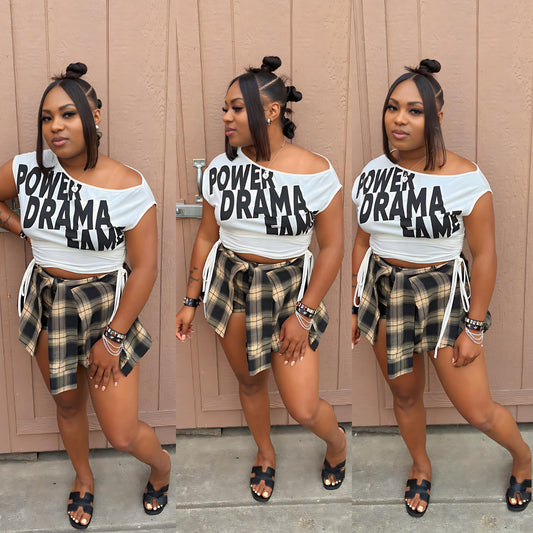 “Fame Cropped Tee”